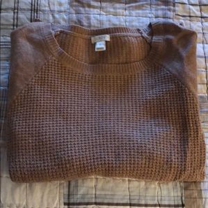 J.crew waffle sweater